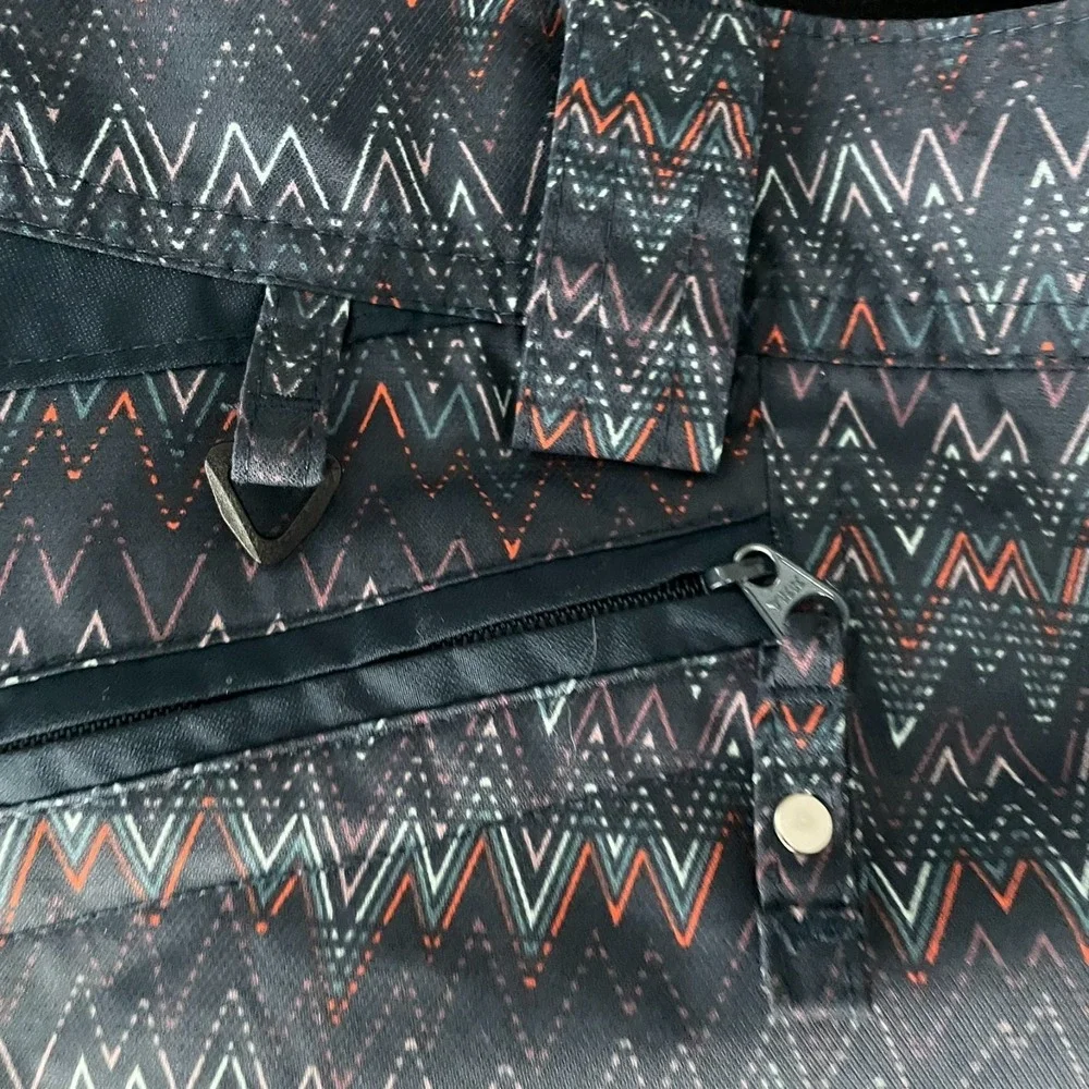 Columbia Omni-Tech Women's XL Ski‎ Snow Pants Waterproof Insulated Chevron Print